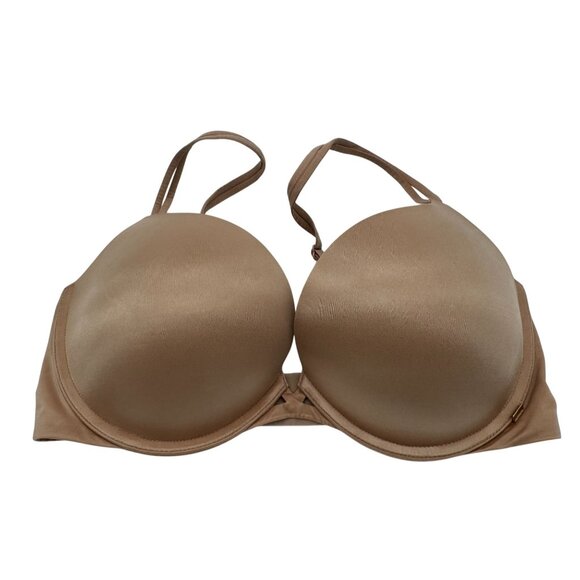 Victoria's Secret Very Sexy Push-Up Padded Solid Beige Tan Underwire Bra 34DD - Picture 1 of 5